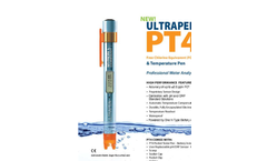 Myron L - Model Ultrapen™ PT4 - Free Chlorine Equivalent Pen (FCE™) & Temperature Pen - DataSheet