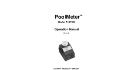 Myron L - Model PoolMeter - 512T5D - Simple Compact Instrument - Operation Manual