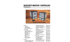 Myron L - Model 750 Series II - Resistivity Monitor/Controllers - Datasheet