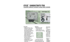 CTCII - Conductivity/TDS Chemical Treatment Controller / Cooling Tower Controller - Datasheet