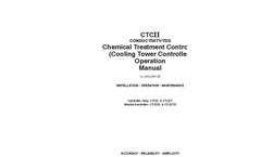 CTCII - - Conductivity/TDS Chemical Treatment Controller / Cooling Tower Controller Operation Manual
