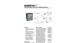 AQUASWITCH I - Fully Automatic DI/RO Bank Switching System - Datasheet