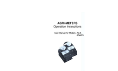 Myron L - Agri-Meters - Analog Handhelds Measuring EC And pH - Operation Manual