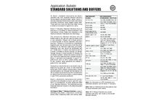 Standard Solutions And Buffers - Application Bulletin