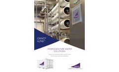 Ovivo H2PW - Hydrogen Pure Water Solutions - Brochure