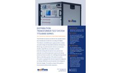 Distribution Transformer Test System Tts1000d Series - Brochure