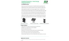 Huijue - Model HJ-HSH - Simplified Solar Inverter With Battery - PV Integrated Machine - Brochure