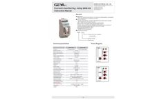 Geya - Model GRI8-06B - Current Monitoring Relay  - Brochure