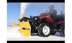 Rammy Snowblower 120 ATV EC, Electric Control - Video