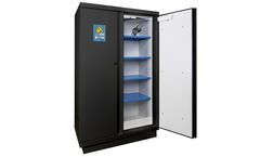 All Safety - Model 795+NLIA4 - High Security Lithium Battery Cabinet with Fire Extinguisher