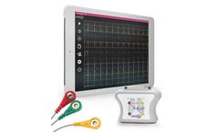 PanonIT - Model CardioNS - ECG Device with Snap Type Patient Cable + Tablet