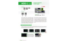 ADG-L Programmable DC Power Supply - Brochure