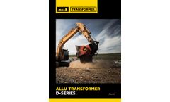 ALLU Transformer D series  - Brochure