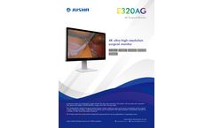 Jusha - Model E320AG - Special Monitor for Endoscopic Surgery - Brochure