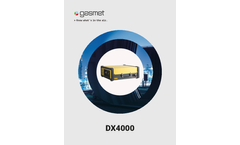 Gasmet - Model DX4000 - Portable FTIR Gas Analyzer - Technical Datasheet