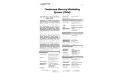 Gasmet - Model CMM - Continuous Mercury Monitoring System - Technical Datasheet