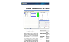 Calcmet - Version Professional (STD and PRO) - Analysis and Control Software for FTIR Gas Analyzers - Brochure