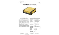Gasmet - Model DX4015 - Portable FTIR Gas Analyzer for Ambient Air Analysis - Tehnical Datasheet