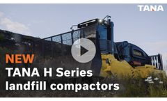 Features of the heavy TANA H Series landfill compactors