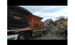 Ragger Wire Shredding With TANA Shark Industrial Waste Shredder Video