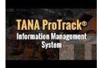 Information Management System for TANA machines - TANA ProTrack - Video