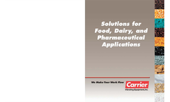 Solutions for Food, Dairy & Pharmaceutical Industries Brochure