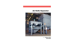 Air Knife Separator - Application Sheets