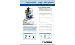 LAKOS - Model eTCX - High Efficiency Tower Clean System - Datasheet