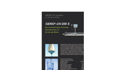 Geno - Model UV-200 S - UV System Brochure