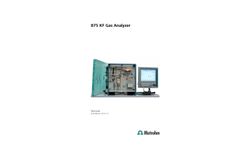 875 KF Gas Analyzer - Manual