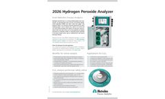 2026 Hydrogen Peroxide Analyzer - Brochure