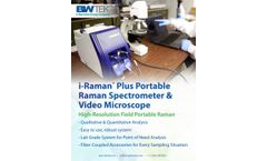 i-Raman Plus - Portable Raman Spectrometer & Video Microscope - Brochure