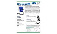 Metrohm i-Raman - Model Plus 785S - Highly Sensitive, High Resolution Fiber Optic Raman System - Datasheet