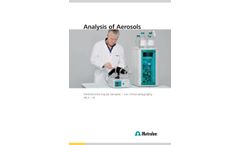 Analysis of Aerosols - Brochure