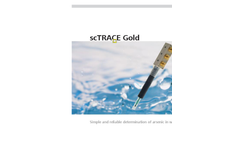 scTRACE Gold - Simple and Reliable Determination of Arsenic in Water Datasheet