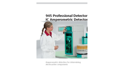 Model 945 Professional Detector Vario IC Amperometric Detector - Brochure