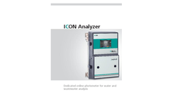 Metrohm ICON - Model ICON000010 - Online Photometer for Water and Wastewater Analysis - Brochure