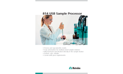 814 USB Sample Processor - Brochure