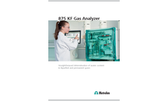 875 KF Gas Analyzer without Monitor - Brochure
