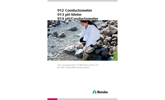 912 Conductometer - 913 pH Meter - 914 pH/Conductometer - Brochure