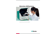 Metrohm NIRSystems - Dedicated Near-Infrared Solutions - Brochure
