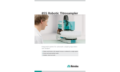 855 Robotic Titrosampler - Brochure