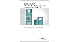 2060 MARGA Monitor for AeRosols and Gases in Ambient Air - Brochure
