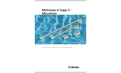 Metrosep A Supp 5 - Microbore 2 mm Anion Column for Ion Chromatography - Brochure
