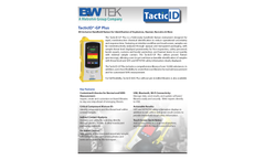 TacticID-GP Plus Handheld Raman Instrument - Brochure