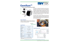 GemRam - Raman Gemstone Identification System - Brochure