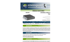 EnviroGuard - Model HGS100 - Universal Single Weight Bonded Pad - Brochure