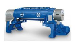 Pieralisi - Model Mammoth Series - Decanter Centrifuges for Separation and Clarification System
