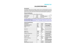 E9000 - Chloroform Datasheet