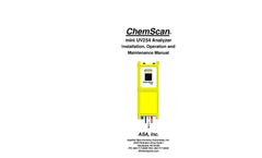 ChemScan Mini-UV254 OM Manual